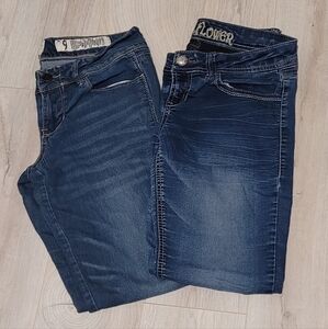 EUC~ Wallflower & Indigo Rein skinny jeans